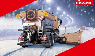 ADDITIONAL WARNING DEVICE FOR GRITTING VEHICLES